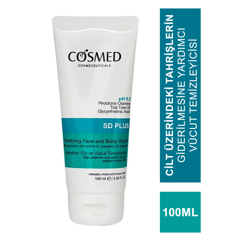 Cosmed SD Plus Arındırıcı Yüz ve Vücut Temizleyicisi 100ml Cosmed SD Plus Arındırıcı Yüz ve Vücut Temizleyicisi 100ml