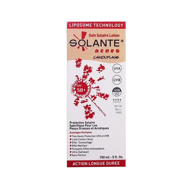 OUTLET - Solante Acnes Tinted Spf50 150ml OUTLET - Solante Acnes Tinted Spf50 150ml