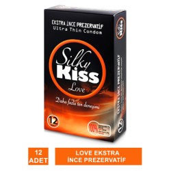 Silky Kiss Love Ekstra İnce Prezervatif 12 Adet