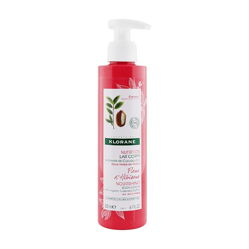 Klorane Nutrition Lait Corps Au Beurre de Cupuaçu 200ml - Besleyici Vücut Sütü Klorane Nutrition Lait Corps Au Beurre de Cupuaçu 200ml - Besleyici Vücut Sütü