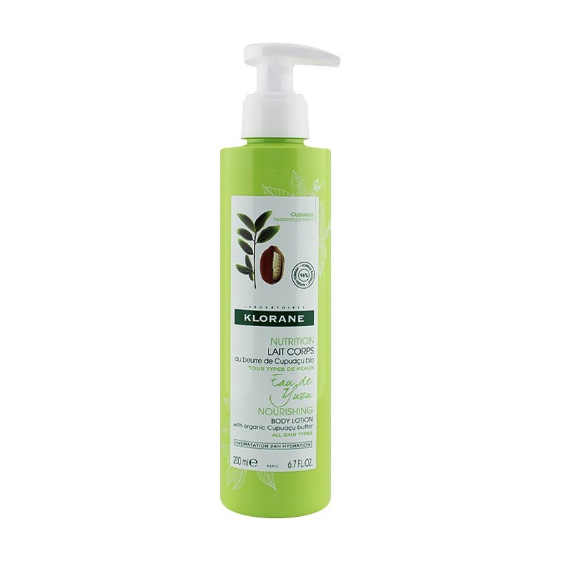 Klorane Nutrition Lait Corps Au Beurre de Cupuaçu 200ml - Yuzu Meyve Ekstresi