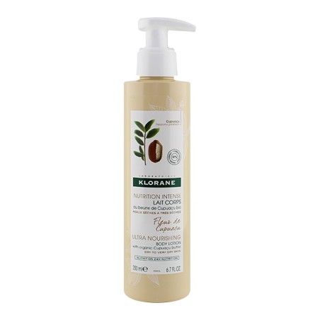 Klorane Nutrition Lait Corps Au Beurre de Cupuaçu 200ml - Kuru ve Çok Kuru Ciltler