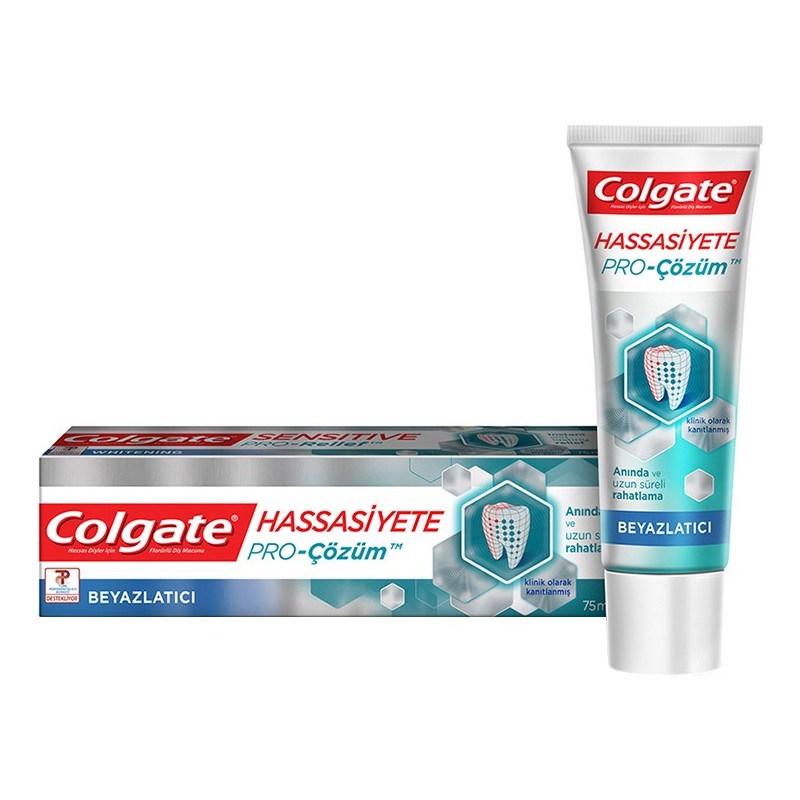 Colgate Hassasiyete Pro Çözüm Beyazlatıcı Diş Macunu 75ml Colgate Hassasiyete Pro Çözüm Beyazlatıcı Diş Macunu 75ml