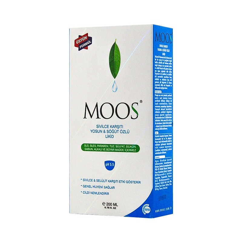 Moos Yosun & Çay Ağacı Özlü Cilt Temizleyici Likid 200ml