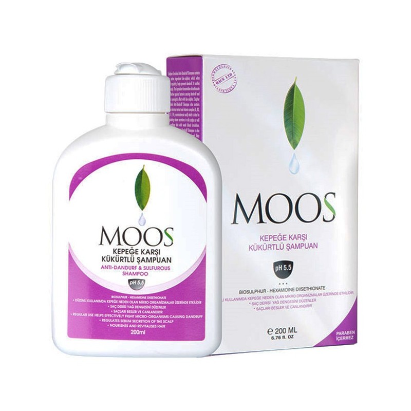 Moos Kepeğe Karşı Etkili Şampuan 200ml Moos Kepeğe Karşı Etkili Şampuan 200ml