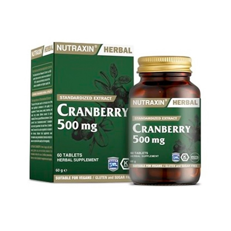 Nutraxin Cranberry 500 mg 60 Tablet Nutraxin Cranberry 500 mg 60 Tablet