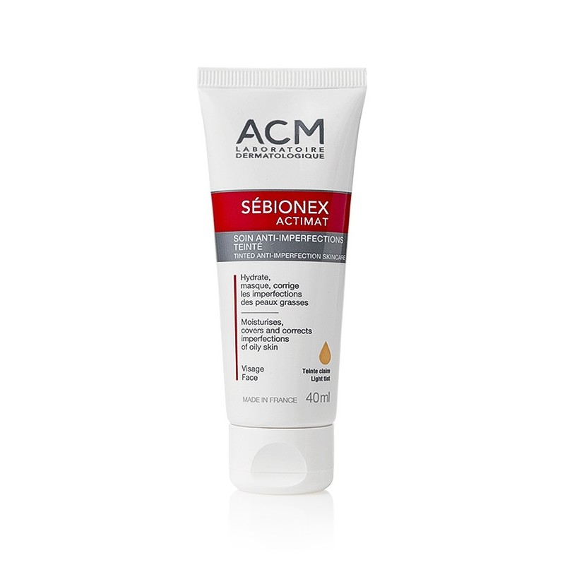 ACM Sebionex Actimat Light Tint 40 ml - Renkli Bakım Kremi ACM Sebionex Actimat Light Tint 40 ml - Renkli Bakım Kremi