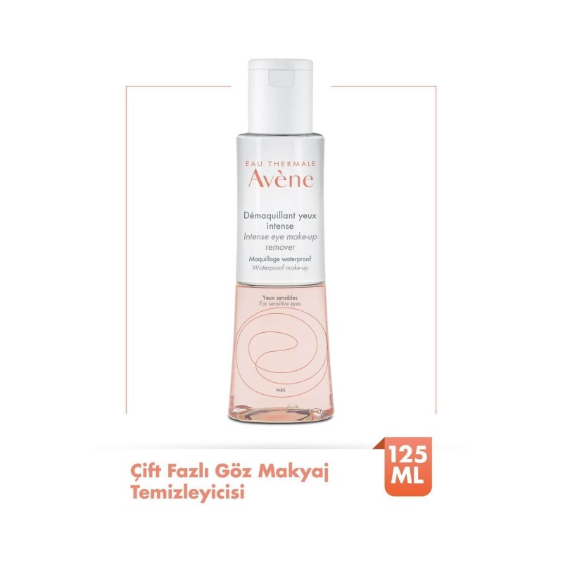 Avene İntense Eye Make-up Remover Waterproof 125 ml Avene İntense Eye Make-up Remover Waterproof 125 ml