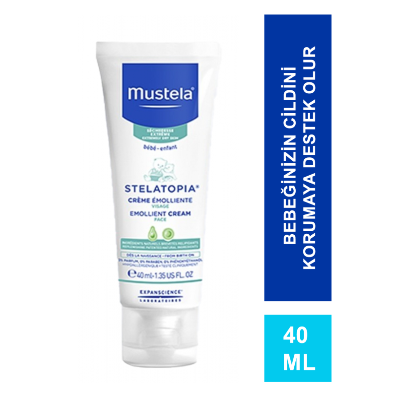 Mustela Stelatopia Emollient Face Cream 40 ml Mustela Stelatopia Emollient Face Cream 40 ml