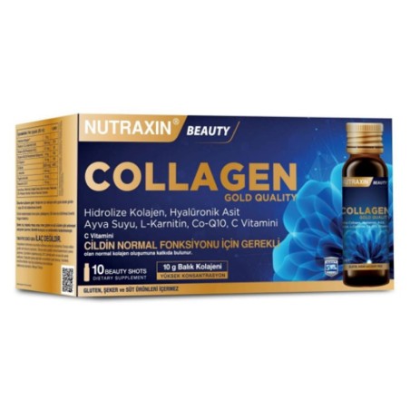 Nutraxin Beauty Gold Collagen 10x50 ML (S.K.T 06-2024)