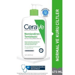 CeraVe Hydrating Nemlendiren Temizleyici Seramid & Hyalüronik Asit Kuru & Normal Ciltler Yüz Vücut 473ml