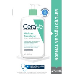 CeraVe Köpüren Temizleyici Seramid İçerikli Normal & Yağlı Ciltler Yüz Vücut  473 ml