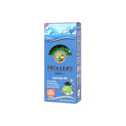 Möller's Omega-3 Cod Liver Oil Tutti Frutti Balık Yağı 250 ml (S.K.T 01-2024)