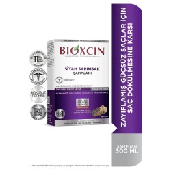 Bioxcin Siyah Sarımsak Şampuanı 300 ml | Güçsüz Saçlar