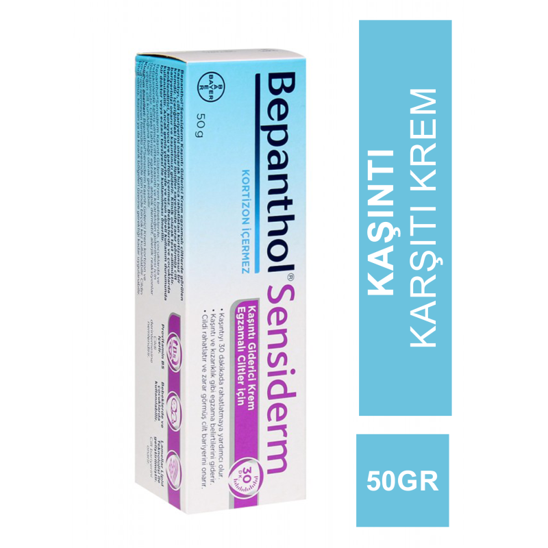 Bepanthol Sensiderm Krem 50 gr - Kaşıntı İçin Krem (S.K.T 03-2024) Bepanthol Sensiderm Krem 50 gr - Kaşıntı İçin Krem (S.K.T 03-2024)