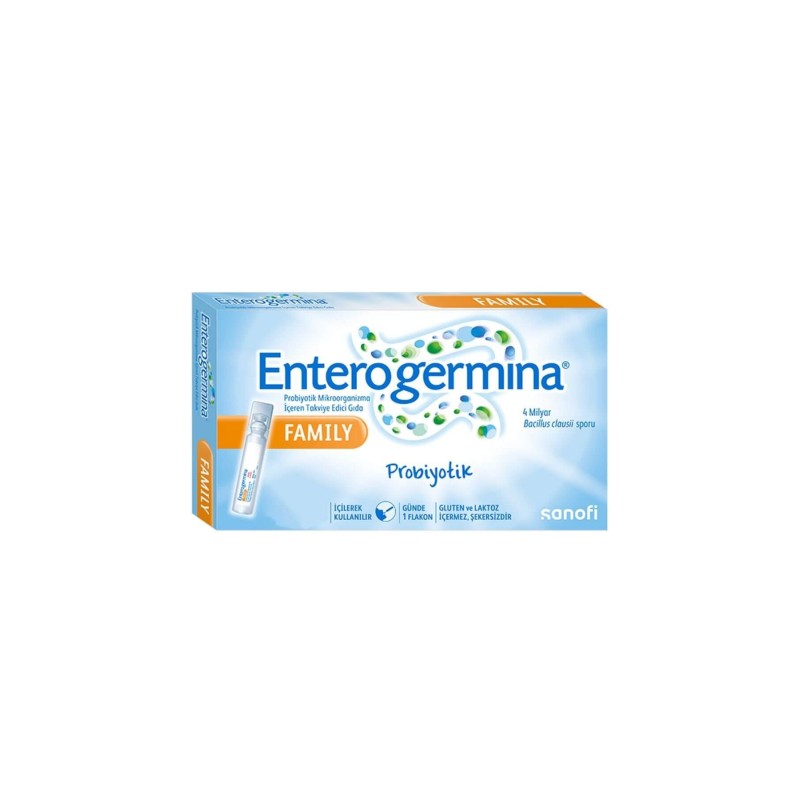 Enterogermina Family Probiyotik - 5 ml x 20 Flakon - Enterogermina Family Probiyotik - 5 ml x 20 Flakon -