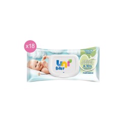 Uni Baby Hassas Dokunuş 6-12 Yaş Islak Mendil 18x52 adet
