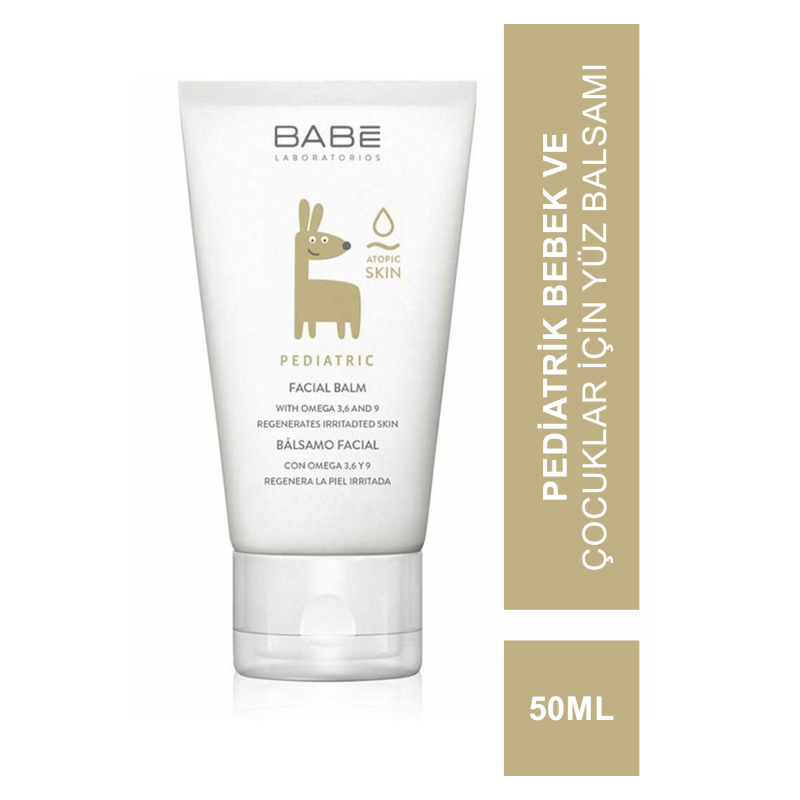 Babe Pediatrik Bebek ve Çocuklar için Yüz Balsamı 50 ml (S.K.T 01-2025)