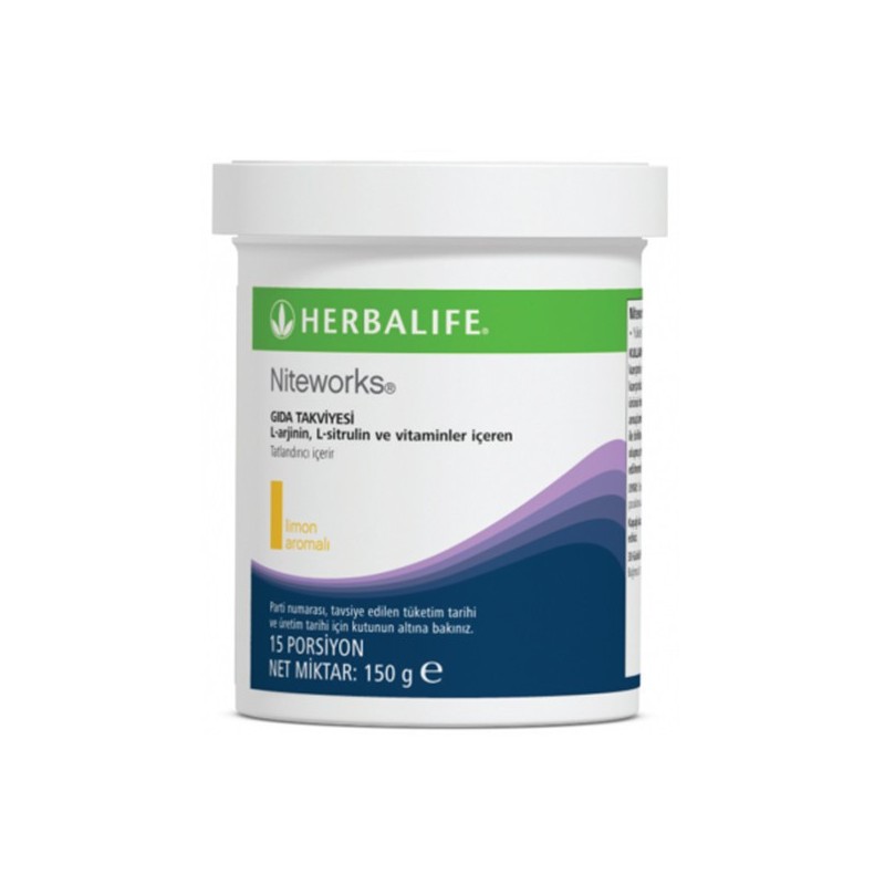 Herbalife Niteworks L-Arjinin ve Vitamin İçeren Limon Aromalı Takviye Edici Gıda 150g