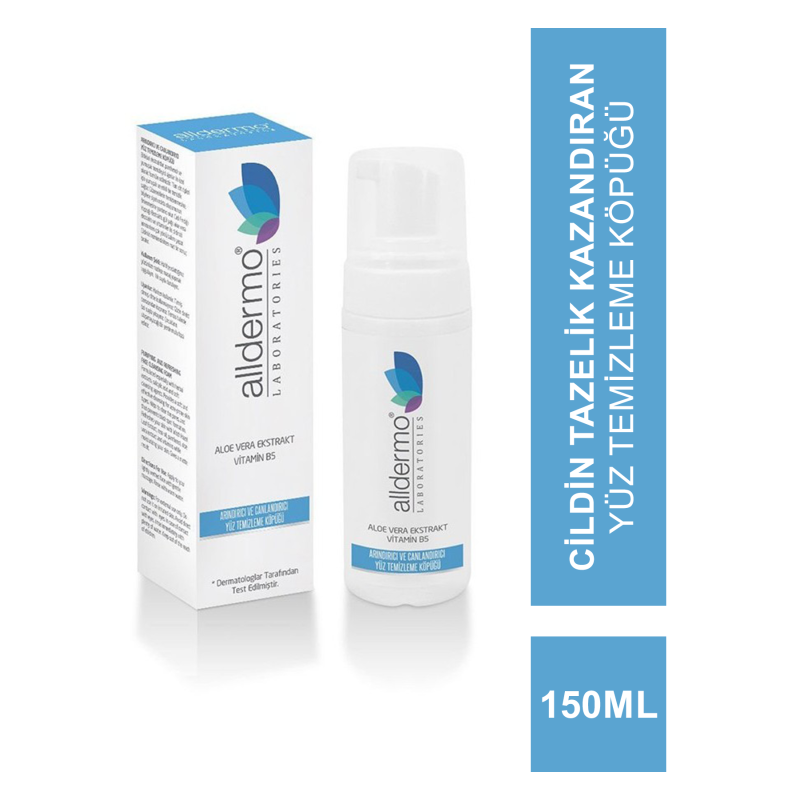 Alldermo Arındırıcı & Canlandırıcı Yüz Temizleme Köpüğü 150 ml