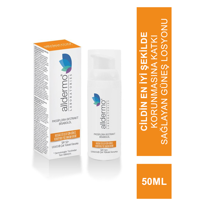 Alldermo Hassas Ciltler için Güneş Koruyucu Yüz Bakım Kremi SPF50+ 50 ml Alldermo Hassas Ciltler için Güneş Koruyucu Yüz Bakım Kremi SPF50+ 50 ml