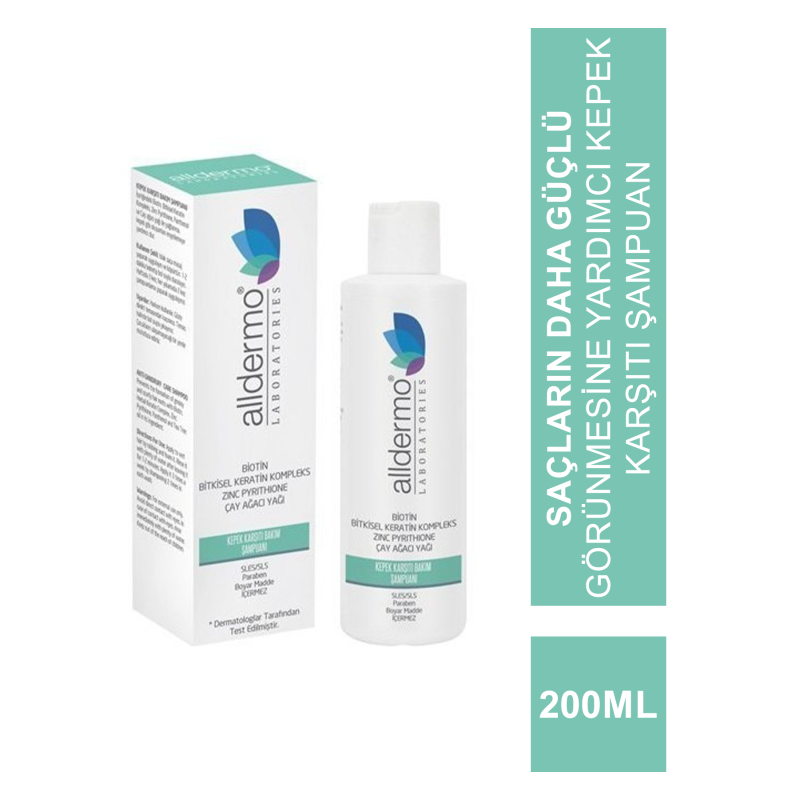 Alldermo Kepek Karşıtı Bakım Şampuanı 200 ml