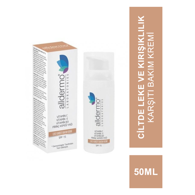 Alldermo Leke Karşıtı Bakım Kremi SPF15 50 ml Alldermo Leke Karşıtı Bakım Kremi SPF15 50 ml