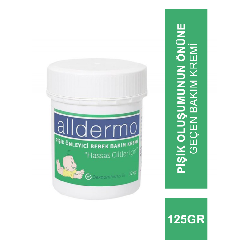 Alldermo Pişik Önleyici Bebek Bakım Kremi 125 gr Alldermo Pişik Önleyici Bebek Bakım Kremi 125 gr
