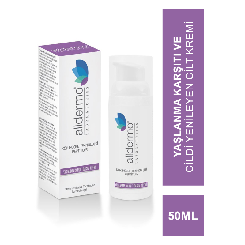 Alldermo Yaşlanma Karşıtı Bakım Kremi 50 ml Alldermo Yaşlanma Karşıtı Bakım Kremi 50 ml