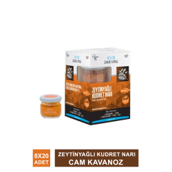 Zade Vital Zeytinyağlı Kudret Narı 20 ml x 8 Cam Kavanoz