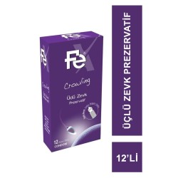 Fe Crowling Üçlü Zevk Prezervatif 12'li