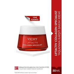 Vichy Liftactiv Collagen Specialist Yaşlanma Karşıtı Bakım Kremi 50 ml (S.K.T 06-2026)