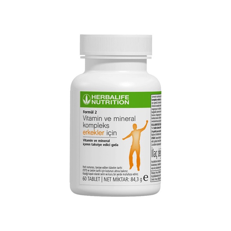 Herbalife Formül 2 Vitamin Ve Mineral Erkekler İçin 60 Tablet