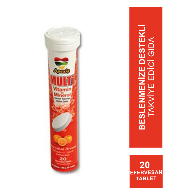 Apexis Multivitamin Efervesan 20 Tablet