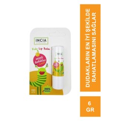 Incia Kids Lip Balm Dudak Besleyici Portakal 6 gr