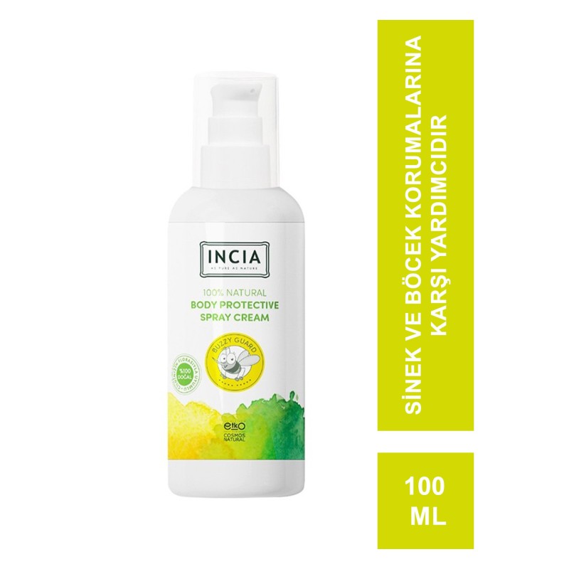 Incia Vücut Koruyucu Sprey Krem 100 ml Incia Vücut Koruyucu Sprey Krem 100 ml