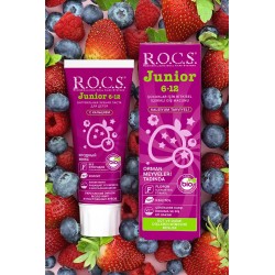 ROCS Junior 6-12 Yaş Diş Macunu - Orman Meyveleri Tadında 60 ml
