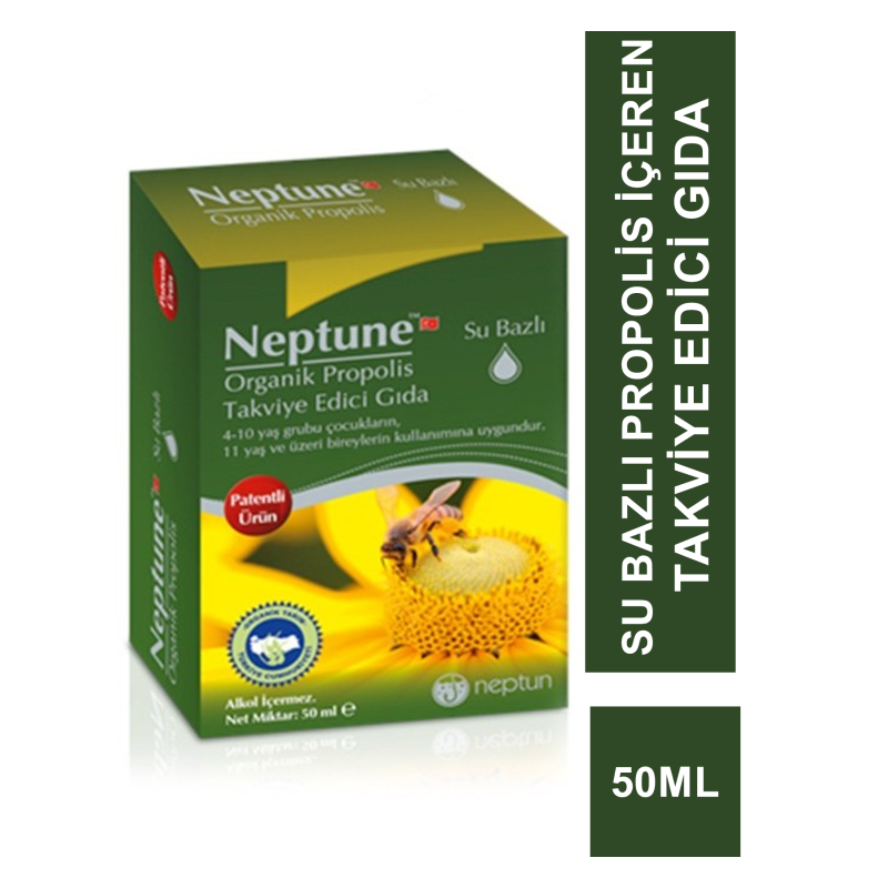 Neptune Organik Propolis Damla