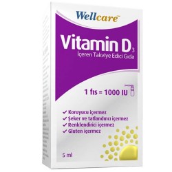 Wellcare Vitamin D3 1000 IU 5 ml