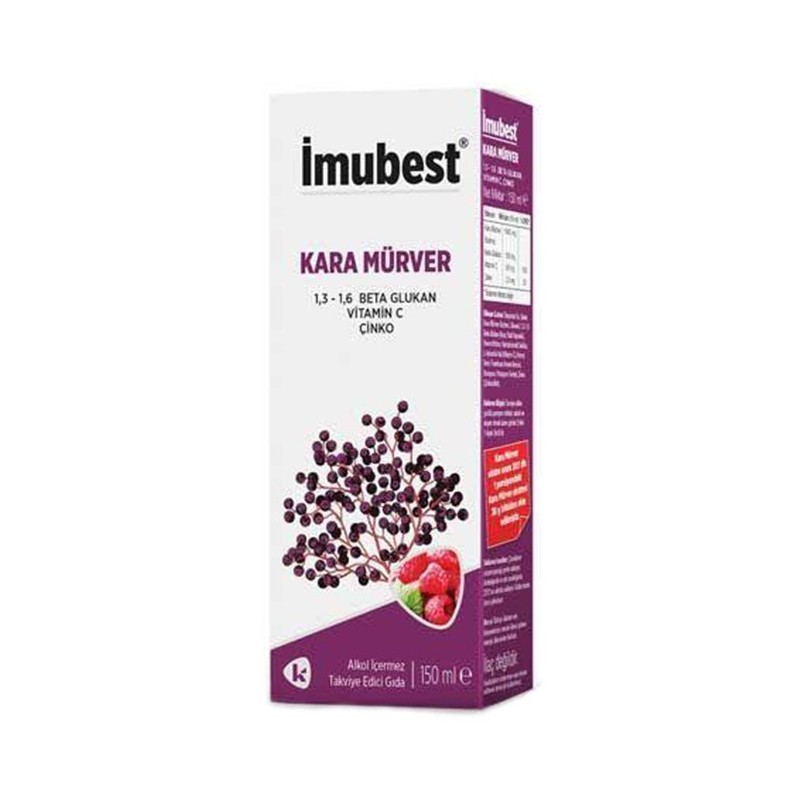 İmubest Kara Mürver Takviye Edici Gıda 150 ml