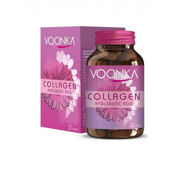 Voonka Beauty Collagen Hyaluronic Acid 32 Tablet Voonka Beauty Collagen Hyaluronic Acid 32 Tablet