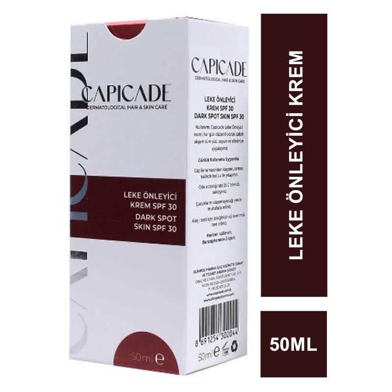 Capicade Leke Önleyici Krem Spf30 50 ml