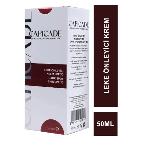 Capicade Leke Önleyici Krem Spf30 50 ml