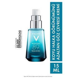 Vichy Mineral 89 Göz Kremi Hyalüronik Asit ve Saf Kafein ile Göz Çevresi Bakımı 15 ml (S.K.T 05-2025)