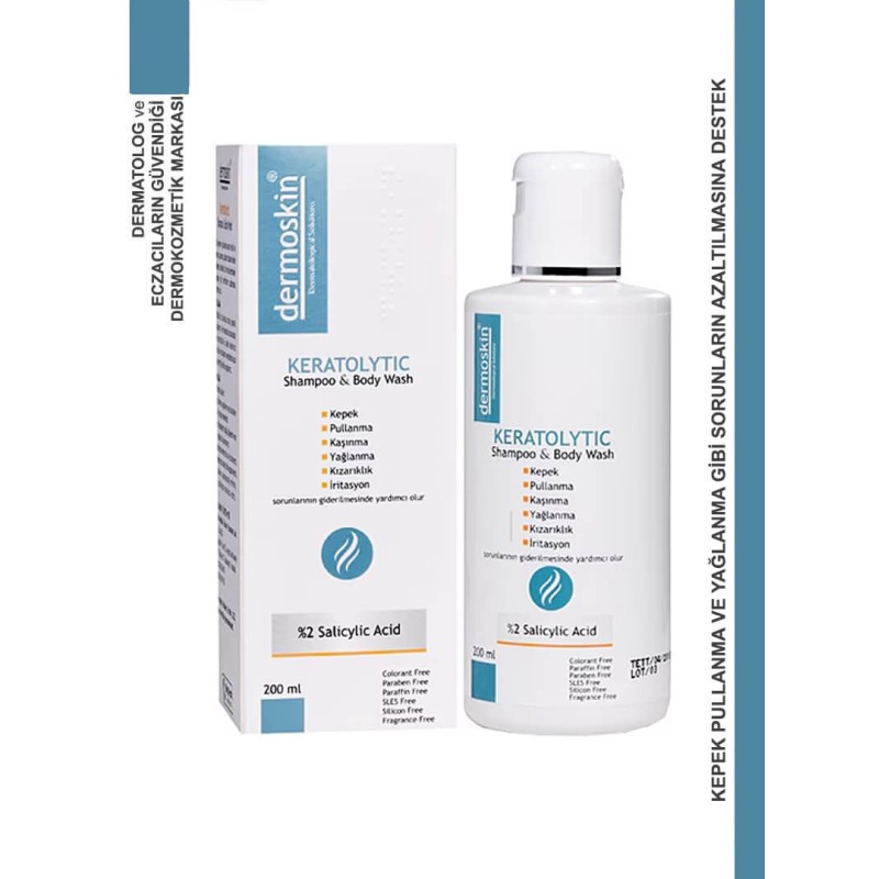 Dermoskin Keratolytic Şampuan/Body Wash 200 ml Dermoskin Keratolytic Şampuan/Body Wash 200 ml