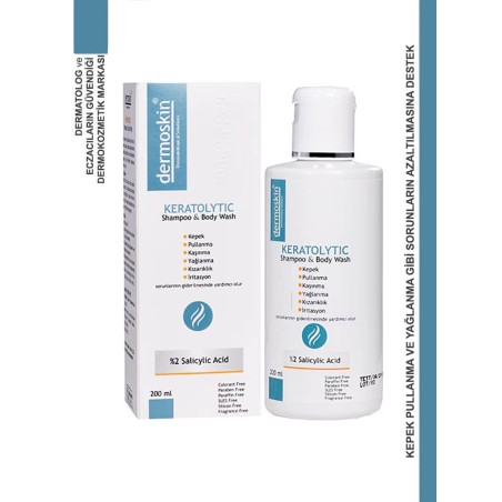 Dermoskin Keratolytic Şampuan/Body Wash 200 ml