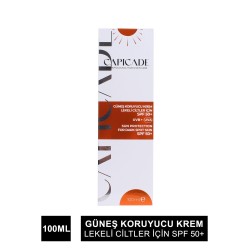 Capicade Güneş Koruyucu Krem Spf 50+ ( Lekeli Cilt ) 100 ml