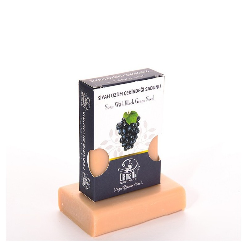 Osmanlı Sabunları Siyah Üzüm Çekirdeği Sabunu 100gr Osmanlı Sabunları Siyah Üzüm Çekirdeği Sabunu 100gr