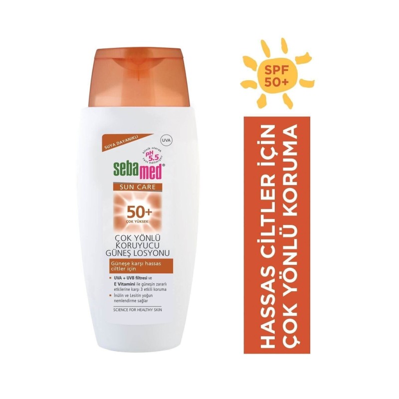 Sebamed Sun Care SPF 50+ Güneş Losyonu 150 ml Sebamed Sun Care SPF 50+ Güneş Losyonu 150 ml