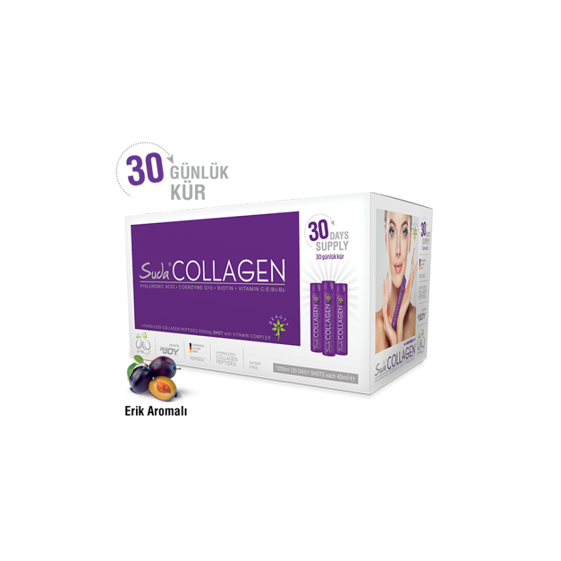 Suda Collagen Erik Aromalı Plum Flavor 40ml x30 Shot